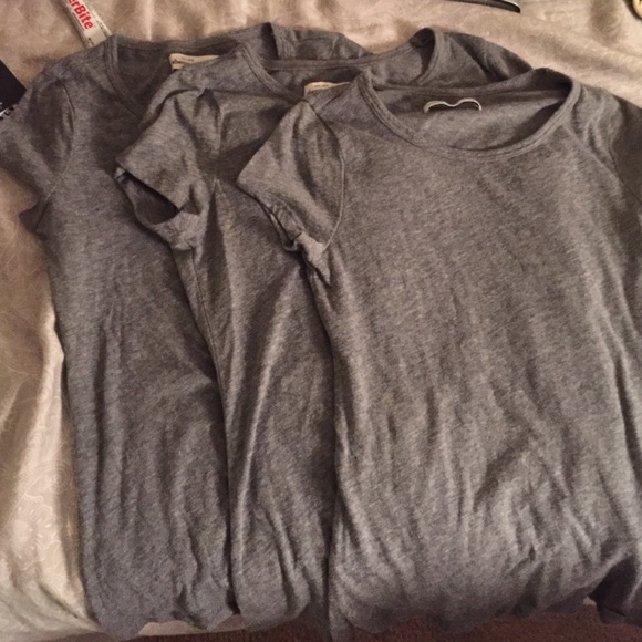Plain Grey Tee ($3 each)