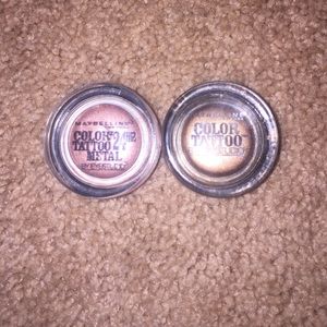 maybelline color tattoo shadows