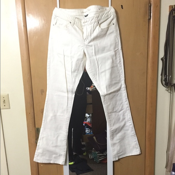 AE Size 14 Skinny Kick White Jeans