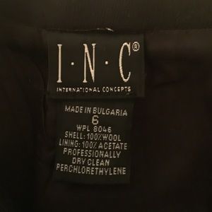 Size 6 INC dark eggplant skirt