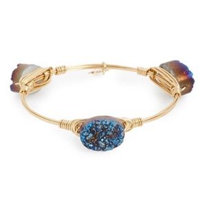 Bourbon and Boweties Drusy Stone Bracelet