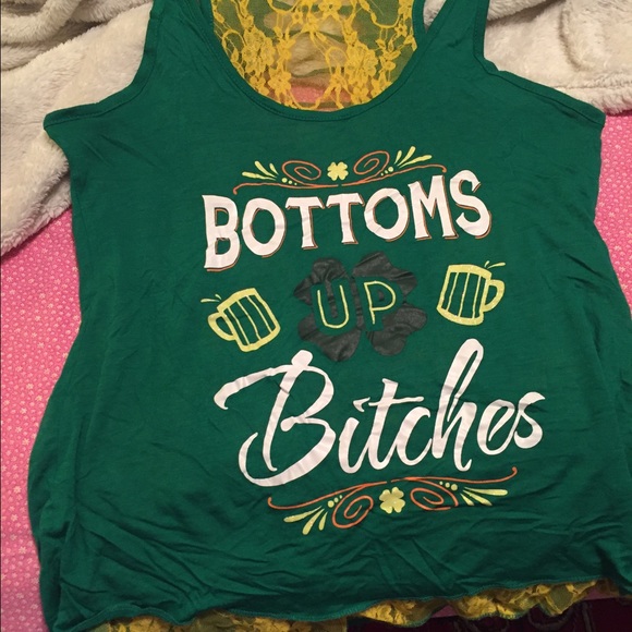 St. Paddy's Day Lace Tank Top
