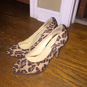 Leopard print heels