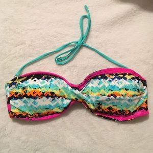 Multicolor Bikini Top NWOT