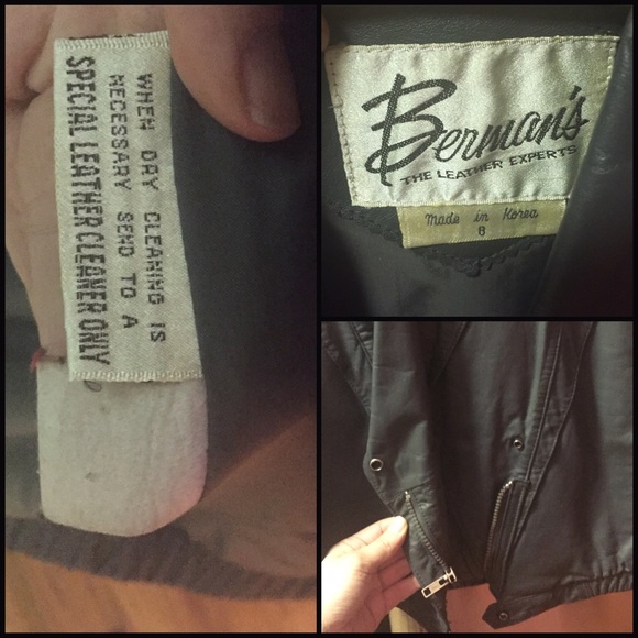 Vintage 80s Leather Jacket - Picture 2 of 6