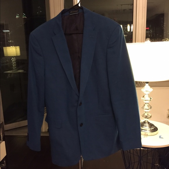 Men's Tommy Hilfiger Bright Blue Two Button Blazer