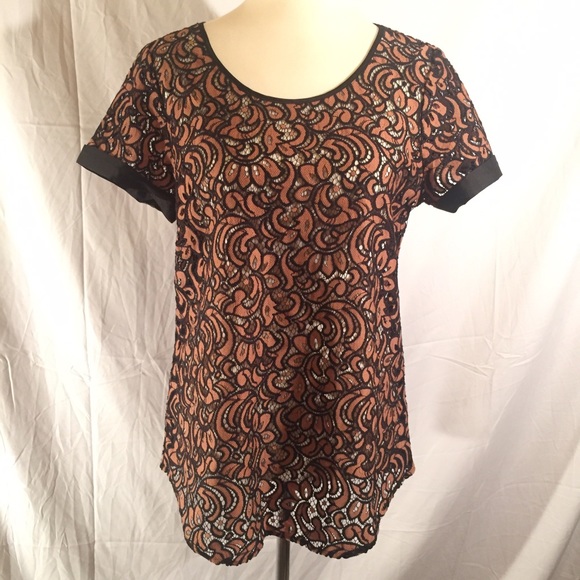 🚫🚫SOLD!!! Express $49.99 Sheer Lacey Top