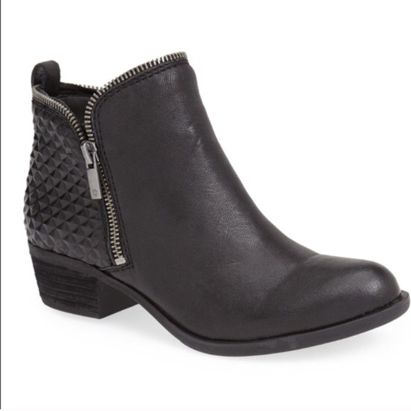 Lucky Brand Bartalino Bootie in Black Leather