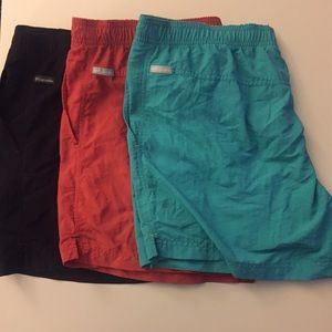 3 pairs of Columbia Shorts