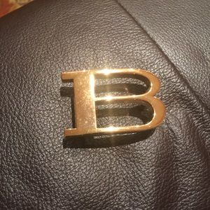 Gold Plated Letter "B" buckle