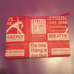 Lululemon coin purse cardholder