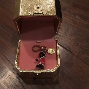 Juicy couture dog with Santa outfit