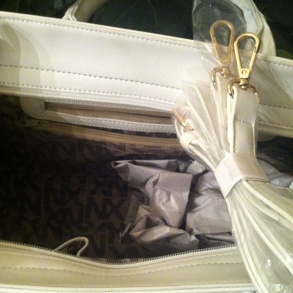 S0LD!!!!!!!!!!!!!!BEAUTIFUL WHITE NX BAG... - Picture 2 of 4
