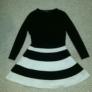 Black & White Mini Dress NWOT