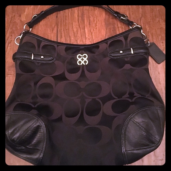 Black coach purse