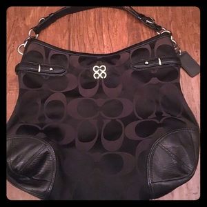 Black coach purse