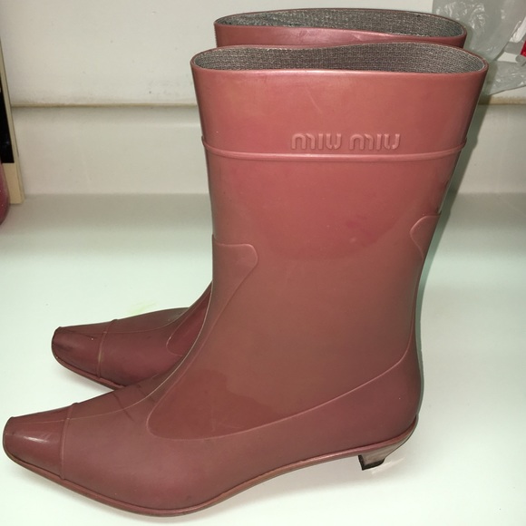 Miu Miu Rain Boots - Size 37/7