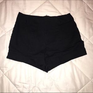 High waisted shorts