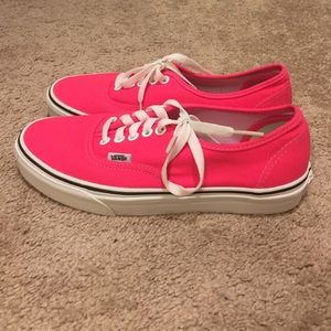 Hot Pink Vans