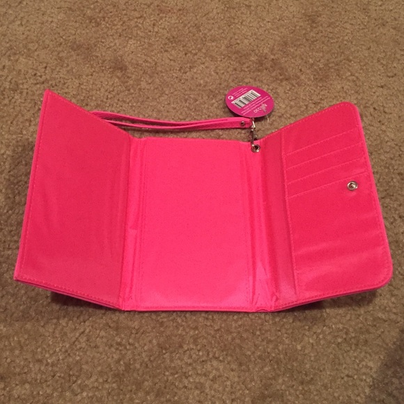 Pink Wallet Wristlet - Picture 2 of 3