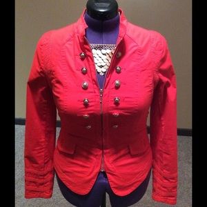 Red Double Breasted Jacket