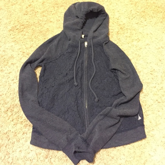 Hollister zip up jacket