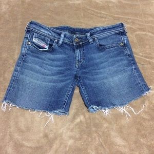 SALE! Diesel Denim Cut Off Shorts size 30