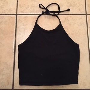 Full tilt high neck halter top