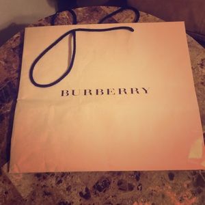 Burberry shopping bag
