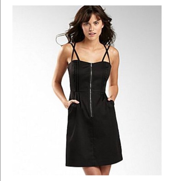 👯Zip-up Black Dress with Pockets👯