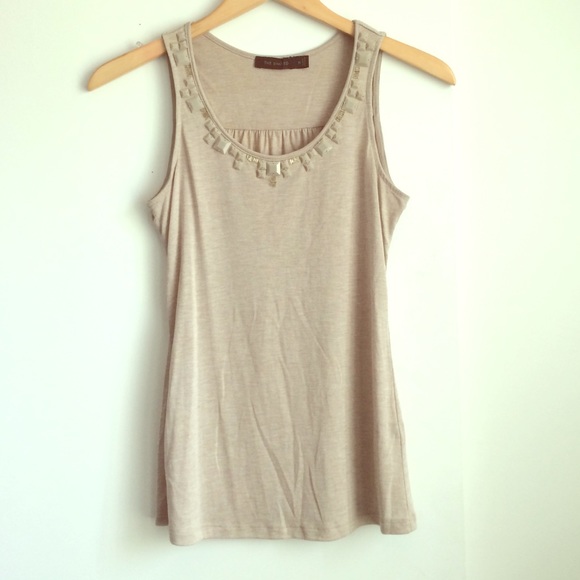Beige tank top