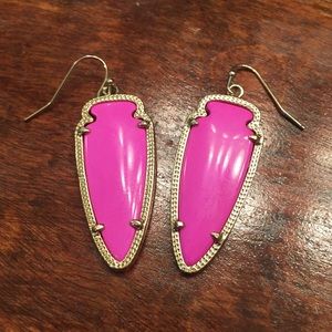 Kendra Scott Sky Earrings in Magenta