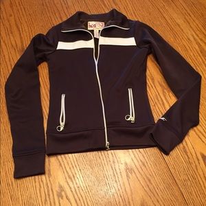 Hollister retro fur lined track jacket