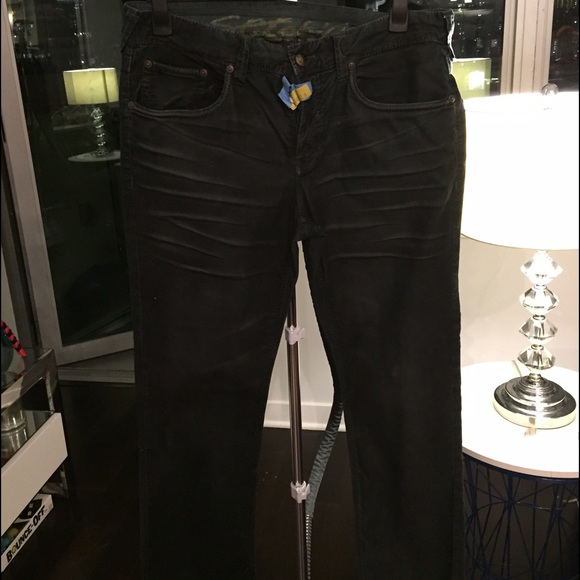 Men's STITCH's grey rustic cord pant - Picture 1 of 3