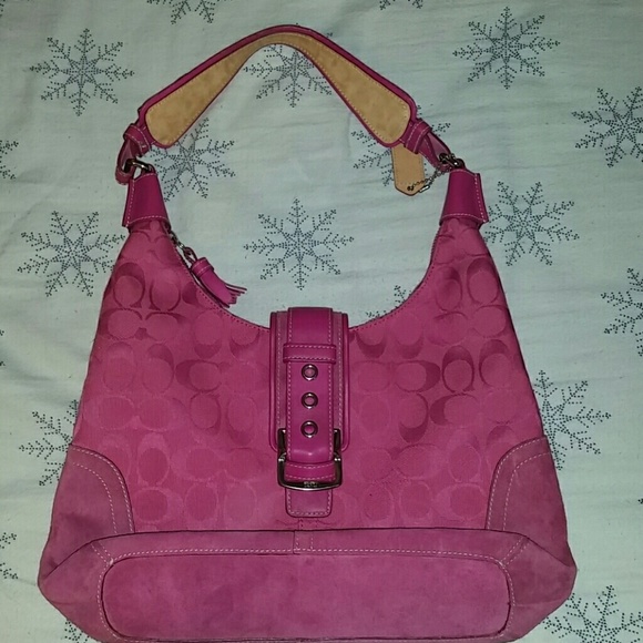 Coach magenta purse