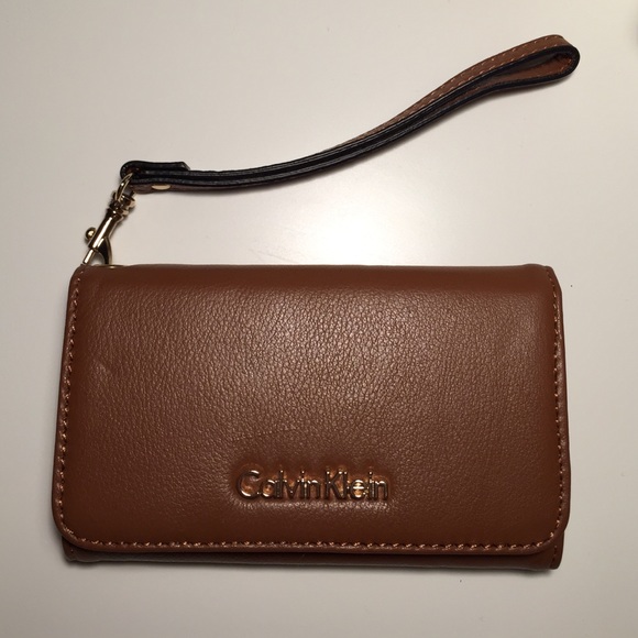 Calvin Klein Wristlet with Cellphone Pouch