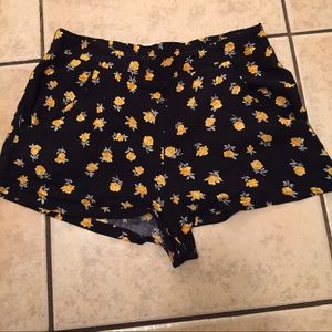 LA hearts flower shorts from PACSUN