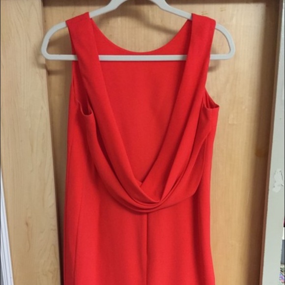 BCBG cowl back dress