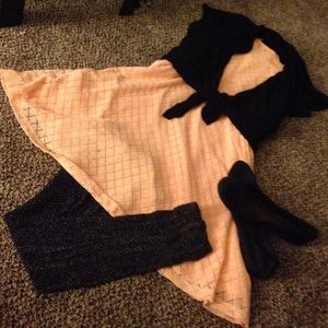 NWOT Crochet Minidress in Coral