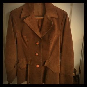 Vintage suede tan jacket