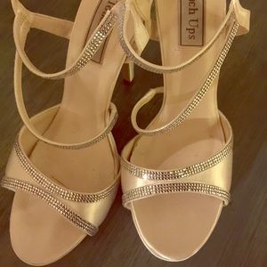 Touch ups rhinestone high heels