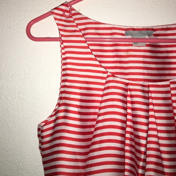 Red&White Striped Tank