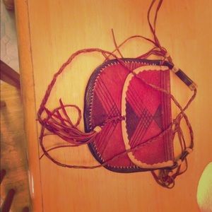 Hausa leather sling bag