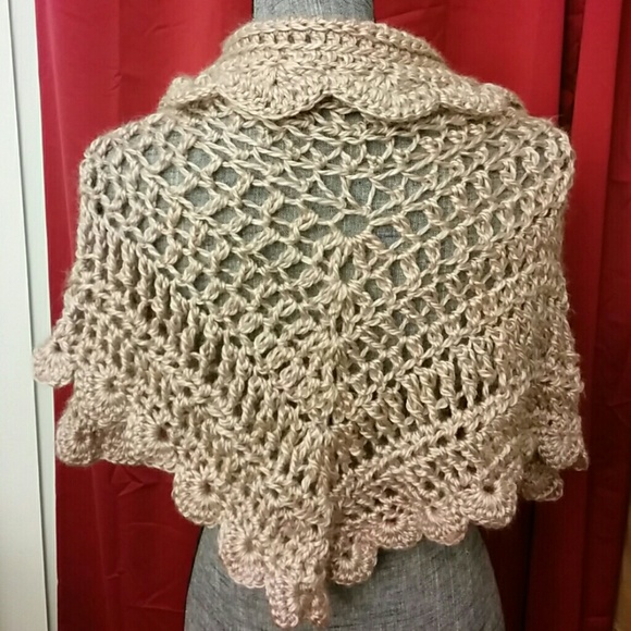 RESERVED NEW "THE KITTY" HANDMADE SHAWL - Picture 4 of 4