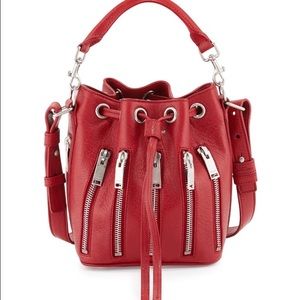 Saint Laurent 'Emmanuelle' Bucket Bag, Red