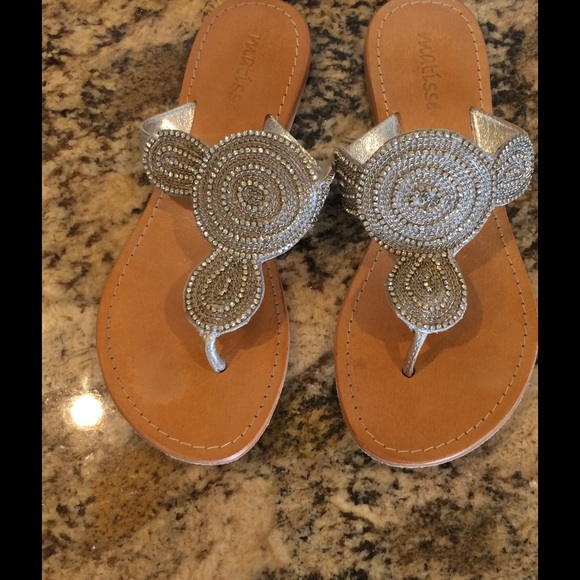 matisse sandals jeweled