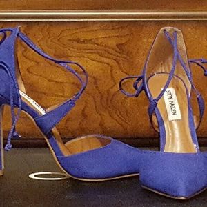 Raela Blue Nubuck by Steve Madden
