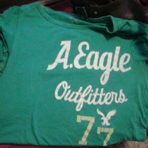 Green American Eagle Tshirt