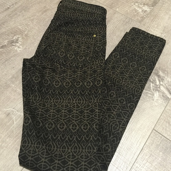 Printed H&M skinny jeans