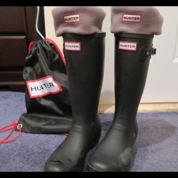 Big Kid Hunter Original Wellies - Black